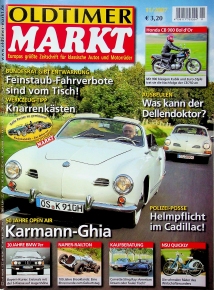 Deckblatt Oldtimer Markt (11/2007)
